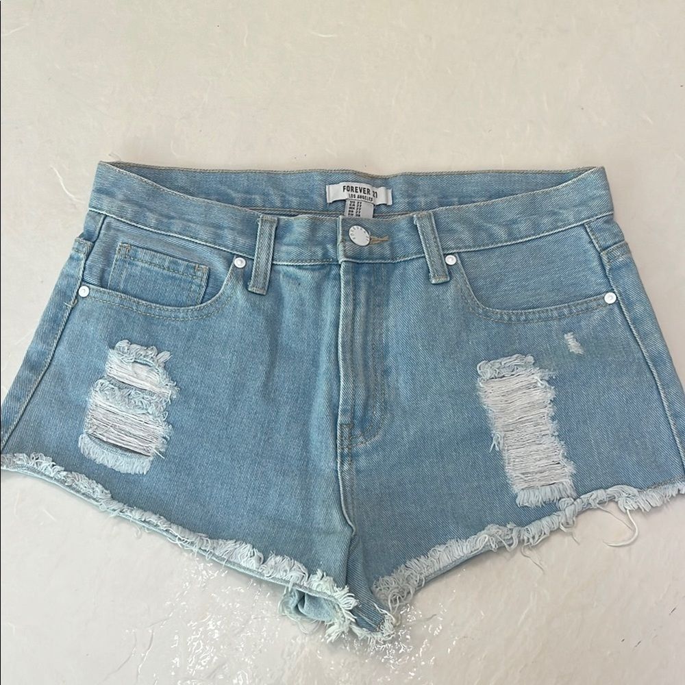 Forever 21 Blue Denim Women's Shorts